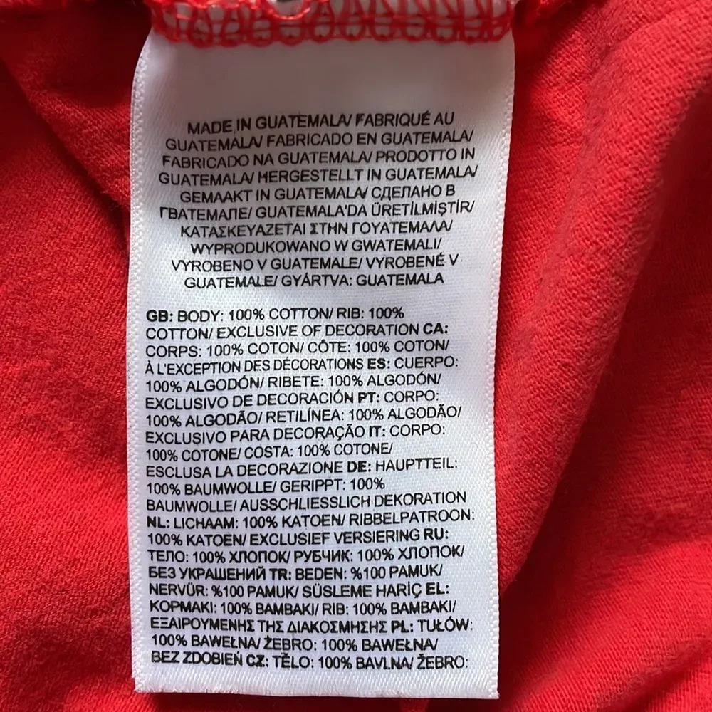 The North Face Red Men’s Short Sleeve Logo T-Shirt